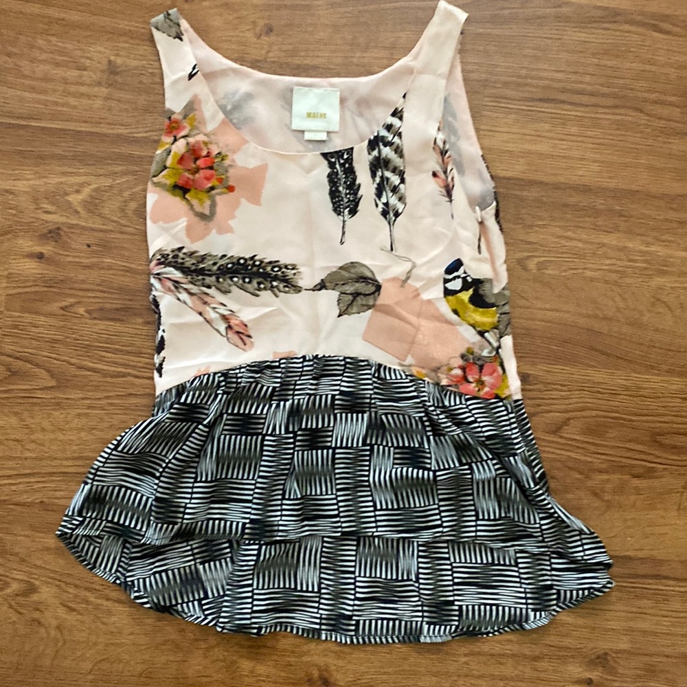 Maeve peplum top